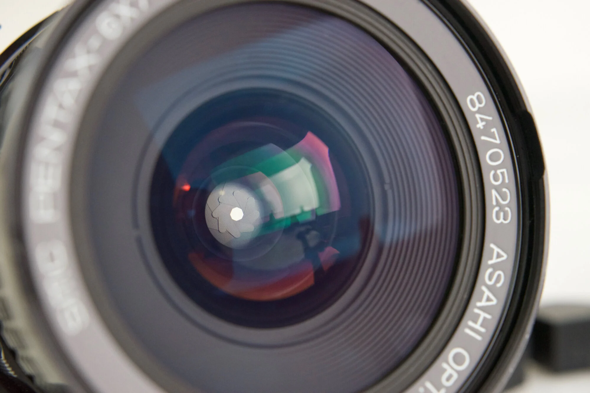 Pentax 67 SMC 45mm F/4 Wide Angle Lens with Caps and Focus Handle